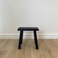 Reclaimed Wood Small Bench, Black