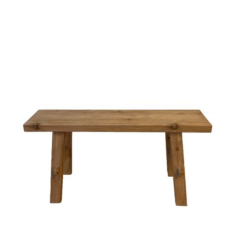 Reclaimed Wood Medium Bench,Natural