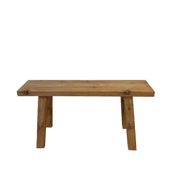 Reclaimed Wood Medium Bench,Natural
