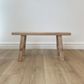Reclaimed Wood Medium Bench,Natural