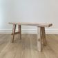 Reclaimed Wood Medium Bench, Alabaster