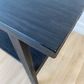 Reclaimed Wood Console Table, Black