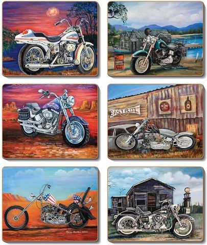 Coasters American Classics 12x10 cm