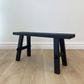 Reclaimed Wood Medium Bench, Black