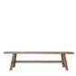 Reclaimed Wood Long Bench, Natural