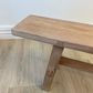 Reclaimed Wood Long Bench, Natural