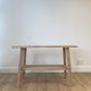 Reclaimed Wood Console Table, Alabaster