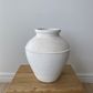 Tuscan Terracotta Jar- White Large