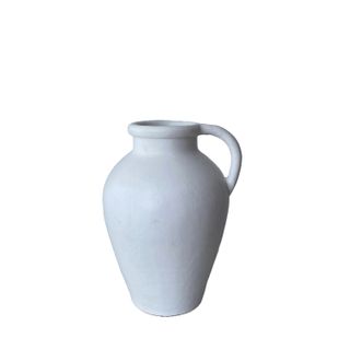 Tuscan Terracotta Jug- White