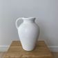 Tuscan Terracotta Jug- White