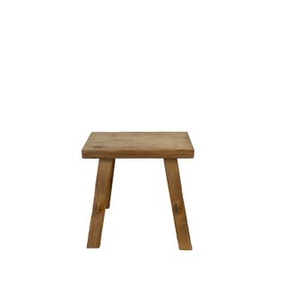 Reclaimed Wood Small Bench, Natural