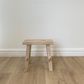 Reclaimed Wood Small Bench, Natural