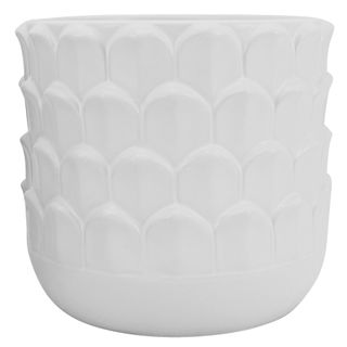 Artichoke Planter White 20x18.5cm