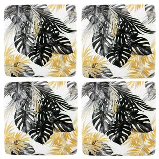 S/4 Paradise Resin Coasters 10x10cm