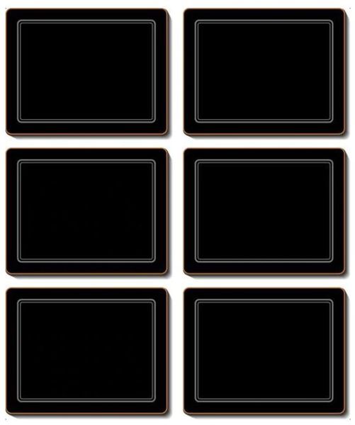 Coasters Midnight 12x10 cm