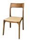Peyton Dining Chair, Linen Fabric, Walnut Frame