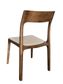 Peyton Dining Chair, Linen Fabric, Walnut Frame