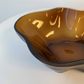 Fleur Decorative Glass Bowl - Amber