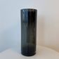 Fleur Cylindrical Glass Vase - Large Obsidian
