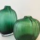 Fleur Shoulder Glass Vase - Large Emerald