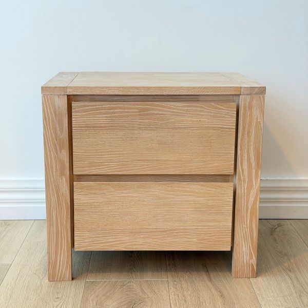 Soren 2 Drawer Bedside Cabinet