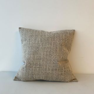 Feather Filled Accent Cushion, Neutral Grey