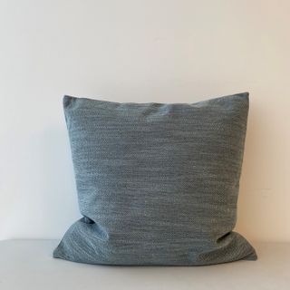 Feather Filled Accent Cushion, Bay Blue
