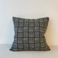 Feather Filled Accent Cushion, Black Edge