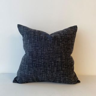 Feather Filled Accent Cushion, Dark Grey