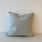 Feather Filled Accent Cushion, Blue Stripe