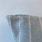 Feather Filled Accent Cushion, Blue Stripe