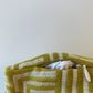 Feather Filled Accent Cushion, Citron Linear