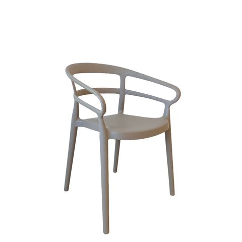 Tilly Indoor / Outdoor Chair, Mid Grey