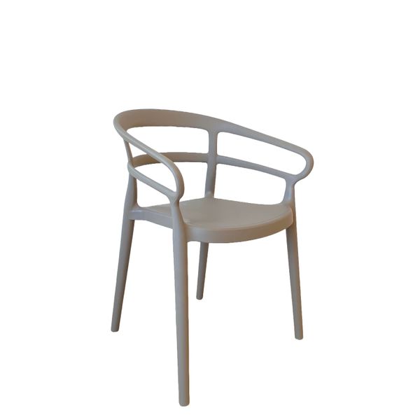 Tilly Indoor / Outdoor Chair, Mid Grey