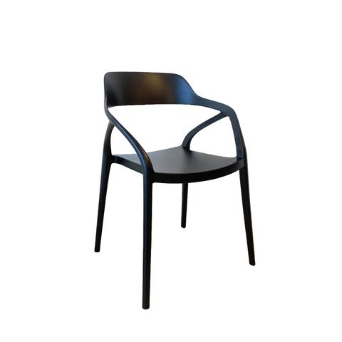 Max Indoor / Outdoor Chair, Black