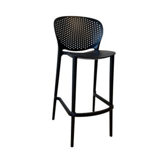 Finn Indoor / Outdoor Bar Stool, Black