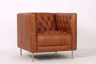 Chester Leather Armchair, Whiskey