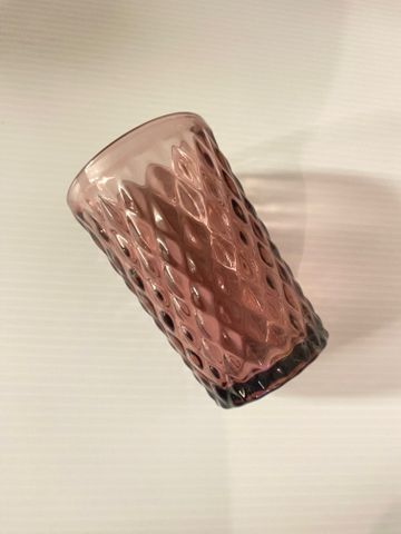 Velis Coloured Glass Tumbler, Mulberry