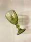 Velis Coloured Glass Goblet, Gooseberry
