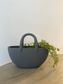 Ceramic Handbag - Large Grey