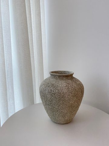 Petros Stone Vase - Large Sage