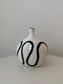 Ceramic Line Vase, Small