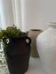 Petros Stone Vase, White