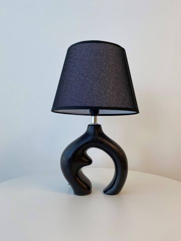 Petite Sculptural Lamp, Black