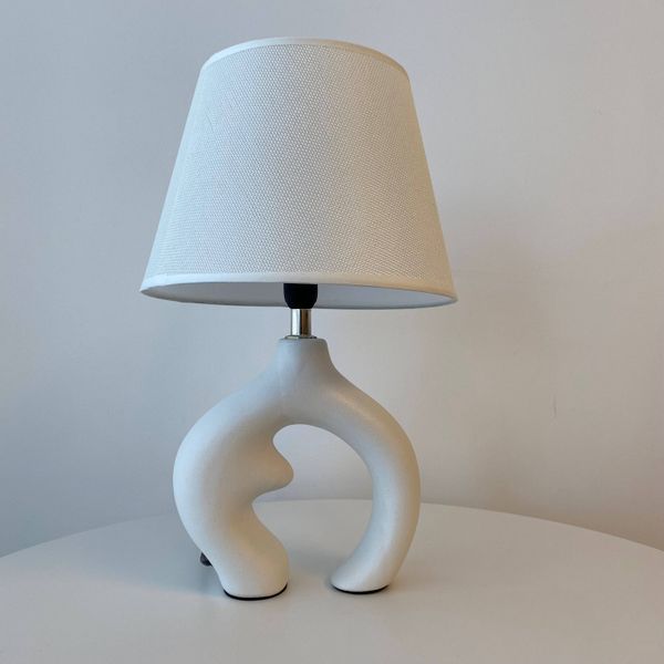 Petite Sculptural Lamp, White