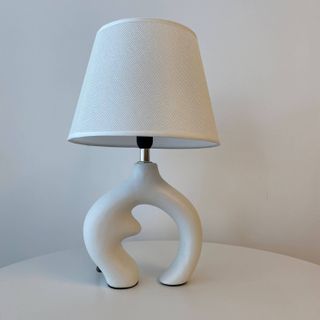 Petite Sculptural Lamp, White