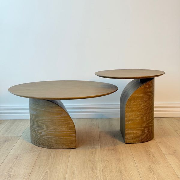 Capri Modular Coffee Table, Pale Oak