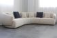 Modo Curved 4 Seater Sectional Sofa