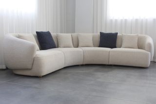 Modo Curved 4 Seater Sectional Sofa