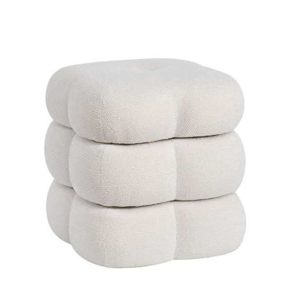 Bloom Swivel Stool, Vanilla